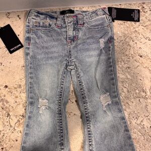 True Religion Kids Light Blue Distressed Jeans